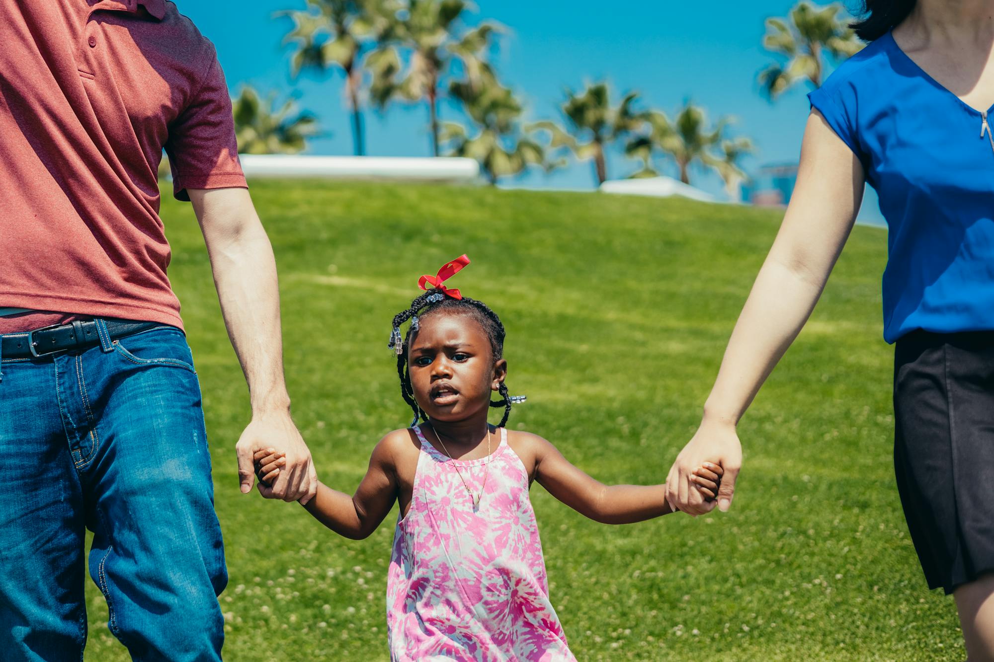 A family walking together